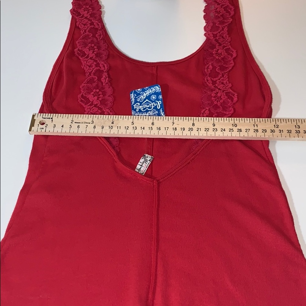 4/$24 Free People Tank Top Size Medium New - Picture 5 of 6